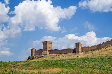 Fototapeta na wymiar Genoese fortress. Crimea. Sudak