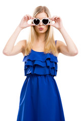 Fashion woman with sunglasses