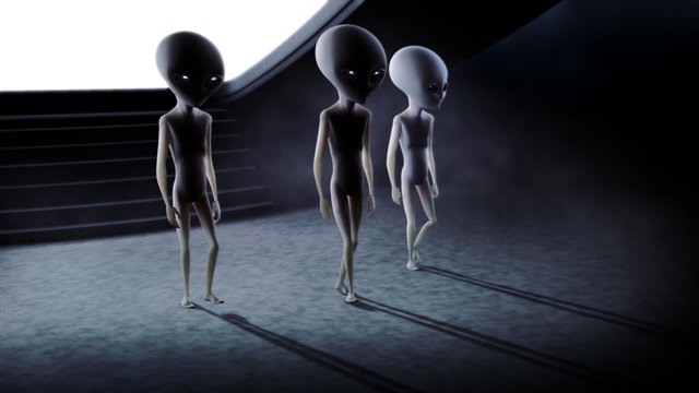 ufo 3d animation