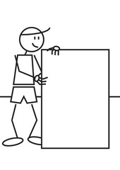 stick figure billboard