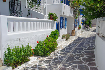 Greek old town in Cyclades islands