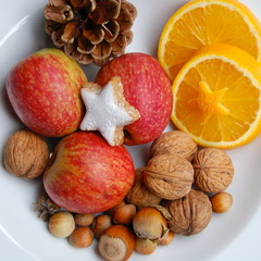 Weihnachtlicher Teller