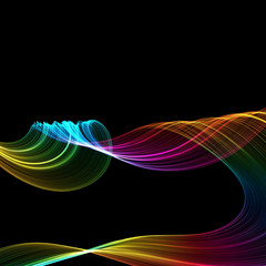 abstract waves