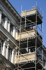 Fototapeta na wymiar scaffoldings