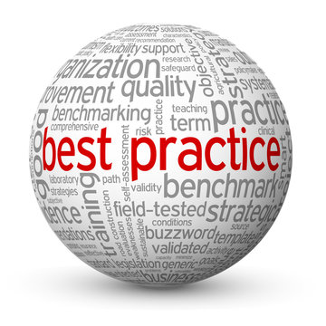 "BEST PRACTICE" Tag Cloud Globe (business process improvement)