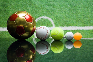 Sport articles. Balls and other equipment