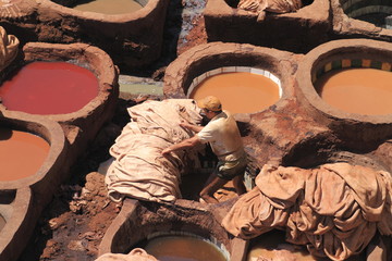 Tanneries in Fes