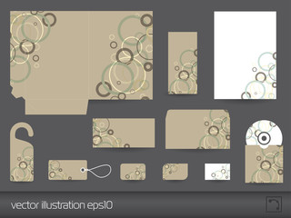 Stationery design vector eps10