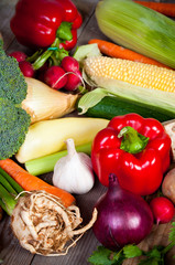 Vegetables background
