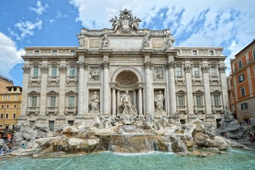 Fontana di Trevi - obrazy, fototapety, plakaty