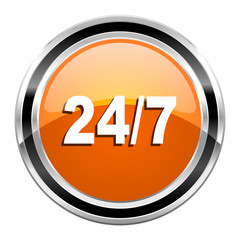 24/7 icon