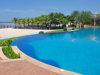 luxurious swimming pool
