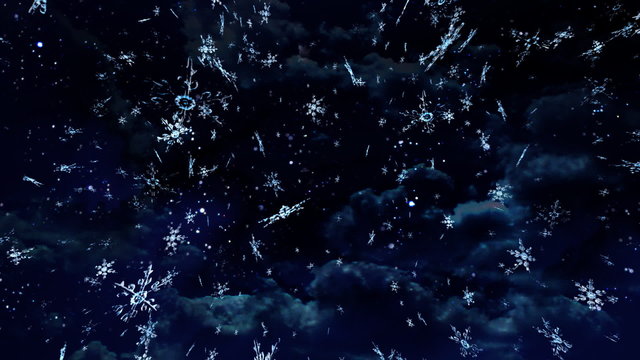 The background of snowflake for christmas theme