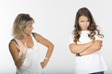 Mother daughter fight