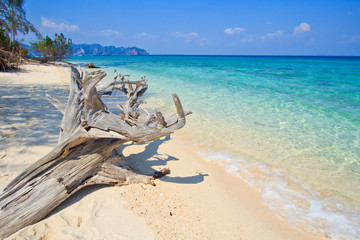 Fototapeta na wymiar Seascape in the south of Thailand as background
