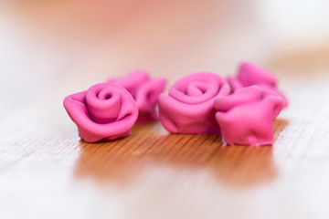 Close-up of sweet delicious edible roses