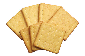 Rectangle cheese crackers