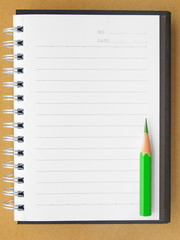 blank reporters notebook