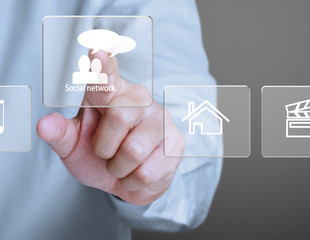  pressing modern social buttons