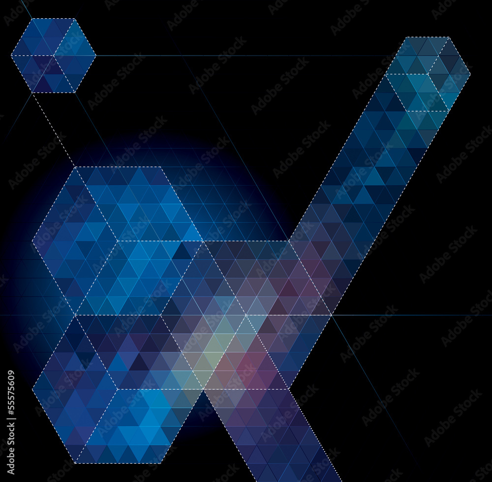 Poster abstract modern geometric structure background.