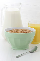 Delicious healthy breakfast