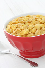 delicious corn flakes breakfast