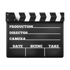 Cinema clapper. vector eps10