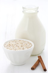 Healthy and delicious oatmeal ingredients