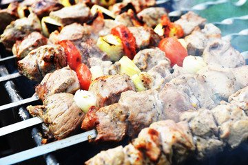 delicious grilled meat