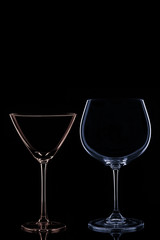 Wine and Martini Glass