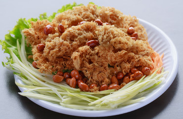 Fried crispy catfish.