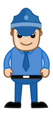Police Officer - Cartoon Serviceman