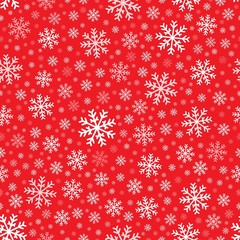 Seamless background snowflakes 4