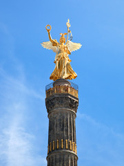 Fototapeta na wymiar Kolumna Zwycięstwa w Berlinie, Niemcy