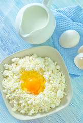 cottage and eggs
