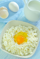 cottage and eggs