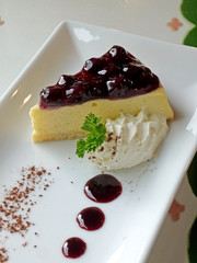 Blueberry cheese cake