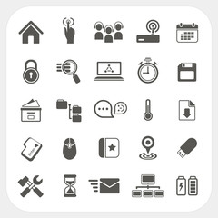 Web icons set