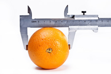 Orange and calliper