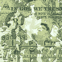 Grunge Dollar Bill