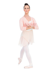 Calm attractive ballerina posing © lightwavemedia