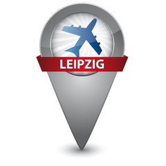 Leipzig Flughafen - Map Pin