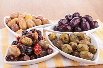 assortment of olives