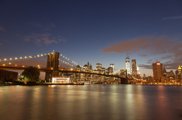 Naklejka na ściany i meble Brooklyn Bridge New York City