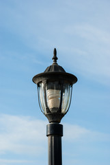 Fototapeta na wymiar Old street lamp - lantern