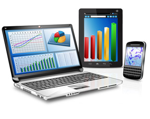 Laptop, Handy, Handheld - Office