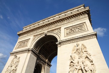 Fototapeta na wymiar Paryż - Łuk Triumfalny
