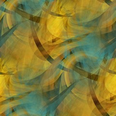 Seamless tileable abstract art blue and yellow texture