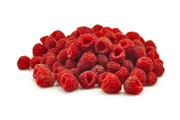 heap of raspberries