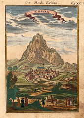 Medieval map of Armenia